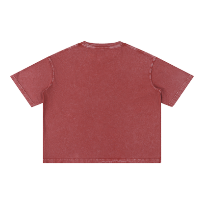 perpetually pissed | Mineral Wash Boxy Cotton T-Shirt